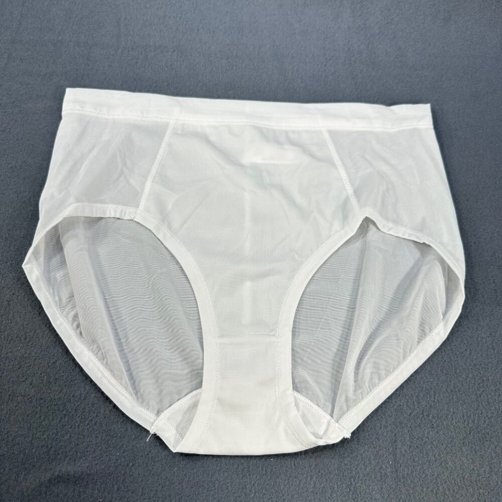Bali Women's Size 2XL Panty Hi Cut Smoothing White New Without Tags